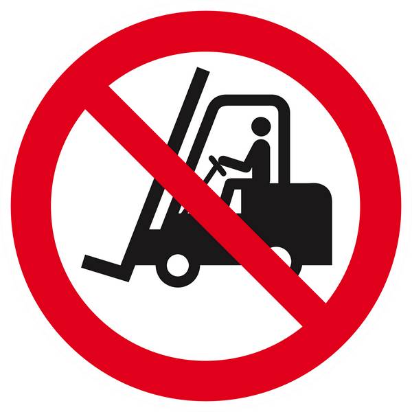 Panneau rigide INTERDIT AUX VEHICULES INDUSTRIELS D.300mm TALIAPLAST - 622248
