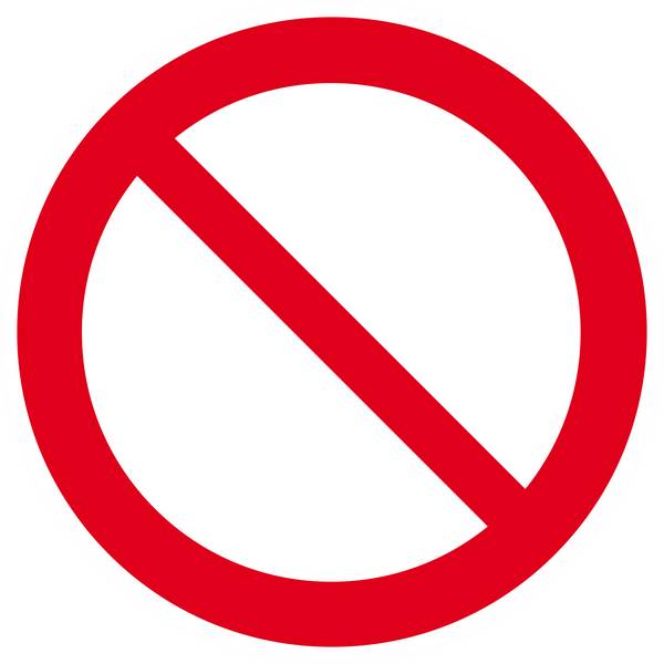 Panneau rigide INTERDICTION D.300mm TALIAPLAST - 622259