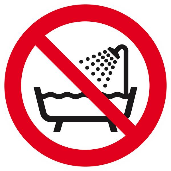 Panneau rigide NE PAS UTILISER DANS UNE BAIGNOIRE / UNE DOUCHE D.300mm TALIAPLAST - 622307
