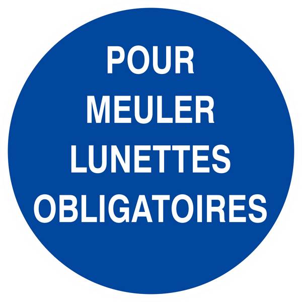 Panneau rigide POUR MEULER LUNETTES OBLIGATOIRES D.300mm TALIAPLAST - 622528