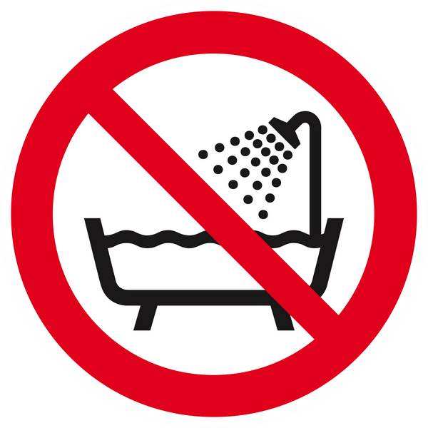 Panneau rigide NE PAS UTILISER DANS UNE BAIGNOIRE / UNE DOUCHE D.420mm TALIAPLAST - 623307
