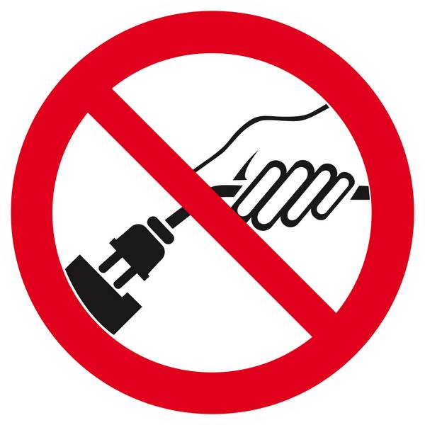 Panneau rigide INTERDIT DE RETIRER LA PRISE D.420mm TALIAPLAST - 623324