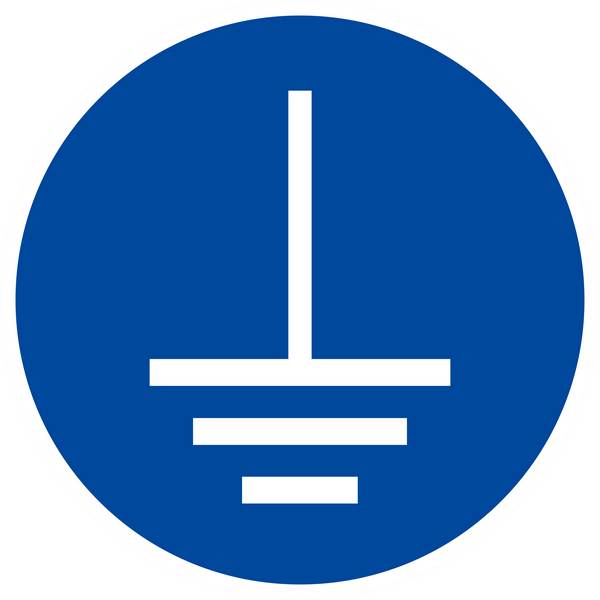 Panneau rigide MISE A LA TERRE OBLIGATOIRE D.420mm TALIAPLAST - 623589