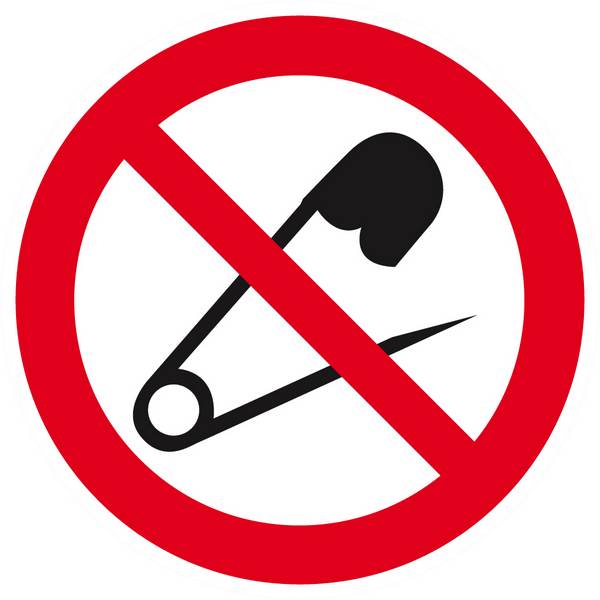 Panneau rigide EPINGLE INTERDITE D.80mm TALIAPLAST - 624316