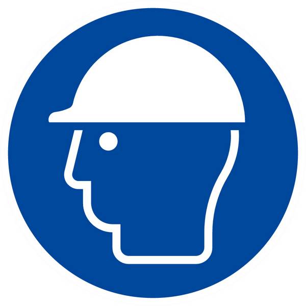 Panneau rigide CASQUE DE PROTECTION OBLIGATOIRE D.80mm TALIAPLAST - 624504