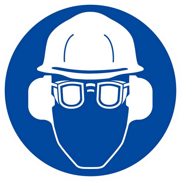 PROTECTION OBLIGATOIRE TETE/VUE/OUIE D.80mm TALIAPLAST - 624505