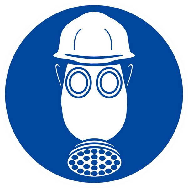 PROTECTION OBLIGATOIRE TETE/VOIES RESPIRATOIRES D.80mm TALIAPLAST - 624512