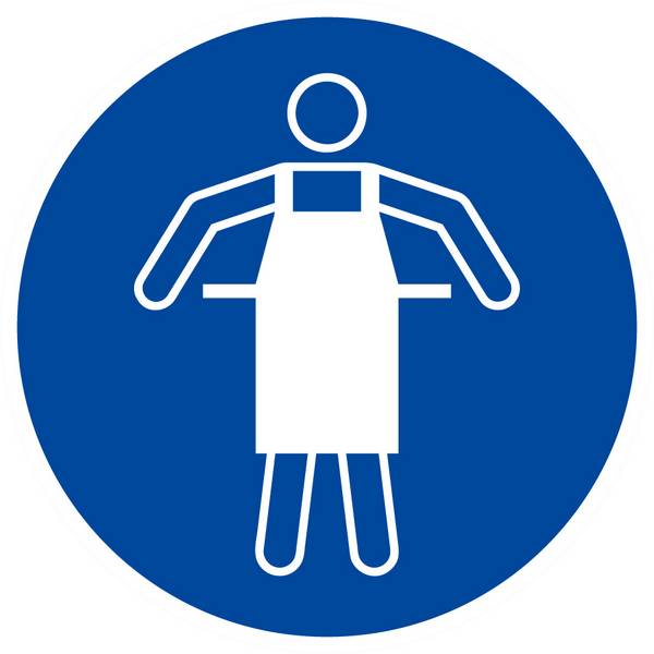 Panneau rigide TABLIER DE PROTECTION OBLIGATOIRE D.80mm TALIAPLAST - 624515