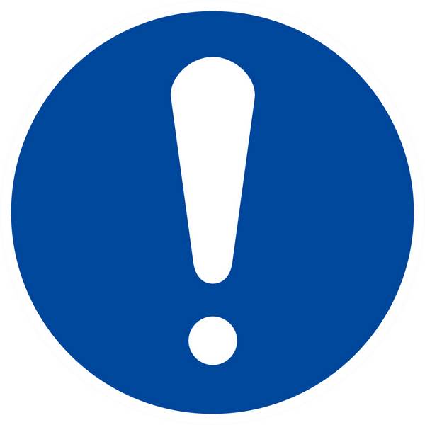 Panneau rigide OBLIGATION, SIGNAL GENERAL D.80mm TALIAPLAST - 624526