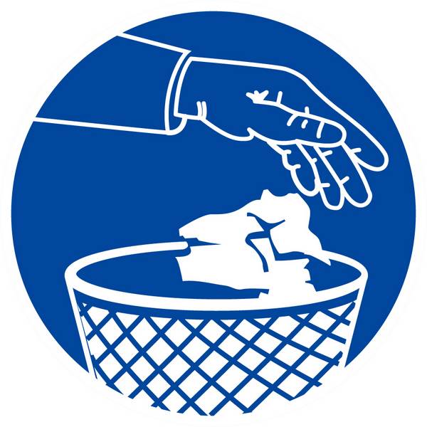 UTILISEZ LES POUBELLES D.80mm TALIAPLAST - 624543