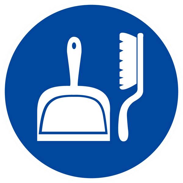 OBLIGATION DE RANGER SON POSTE DE TRAVAIL D.80mm TALIAPLAST - 624557