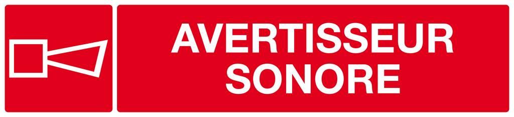AVERTISSEUR SONORE 330x75mm TALIAPLAST - 625127