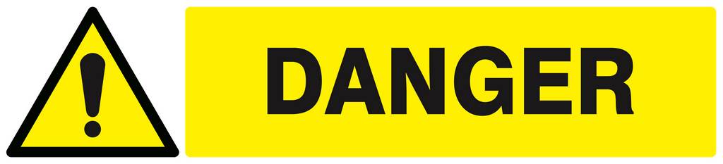 Panneau rigide DANGER 330x75mm TALIAPLAST - 625304