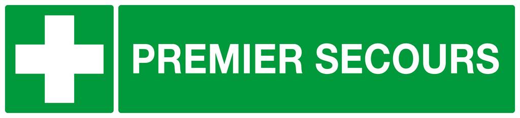 PANNEAU PREMIER SECOURS 330X75MM TALIAPLAST - 625408