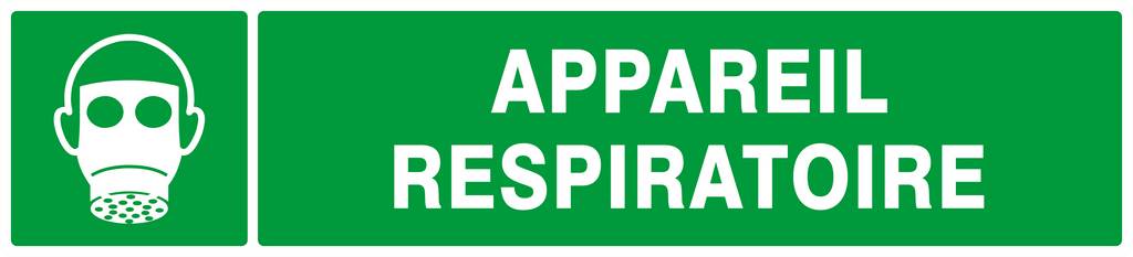 PANNEAU APPAREIL RESPIRATOIRE 330X75MM TALIAPLAST - 625409