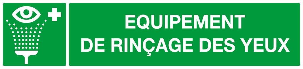 PANNEAU EQUIPEMENT DE RINCAGE DES YEUX 330X75MM TALIAPLAST - 625410