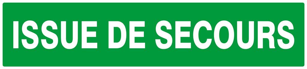 PANNEAU ISSUE DE SECOURS 330X75MM TALIAPLAST - 625431