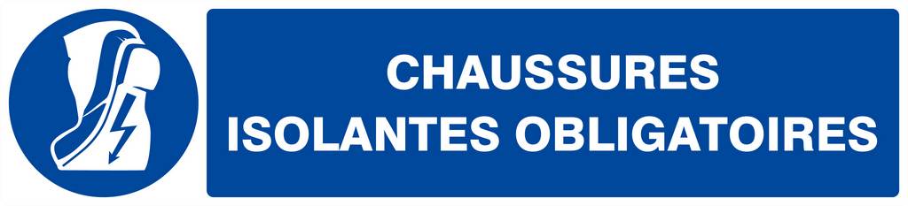 PANNEAU CHAUSSURES ISOLANTES OBLIGATOIRES 330X75MM TALIAPLAST - 625516