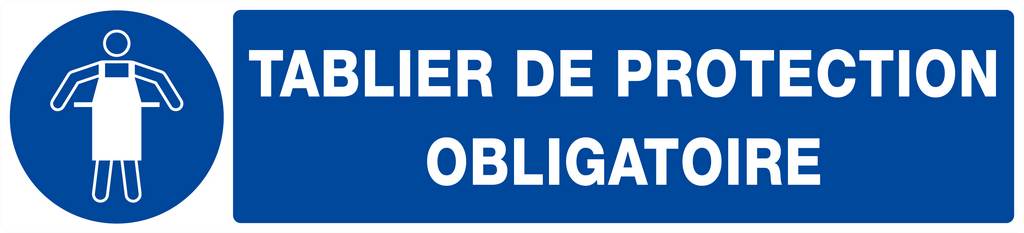 PANNEAU TABLIER DE PROTECTION OBLIGATOIRE 330X75MM TALIAPLAST - 625521