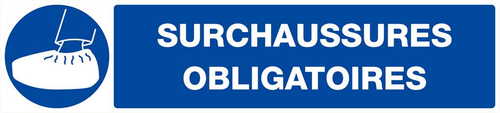 PANNEAU SURCHAUSSURES OBLIGATOIRES 330X75MM TALIAPLAST - 625522