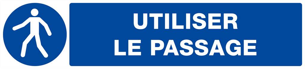 PANNEAU UTILISER LE PASSAGE 330X75MM TALIAPLAST - 625523