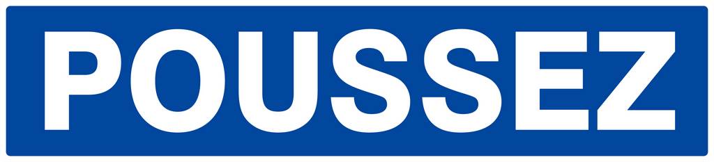 Panneau rigide POUSSEZ 330X75MM TALIAPLAST - 625605