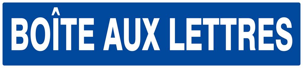 Panneau rigide BOITE AUX LETTRES 330X75MM TALIAPLAST - 625609