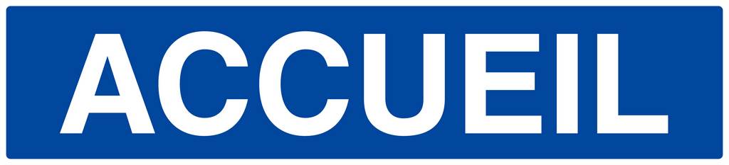 Panneau rigide ACCUEIL 330X75MM TALIAPLAST - 625623
