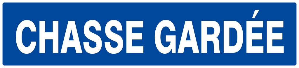 Panneau rigide CHASSE GARDEE 330X75MM TALIAPLAST - 625644