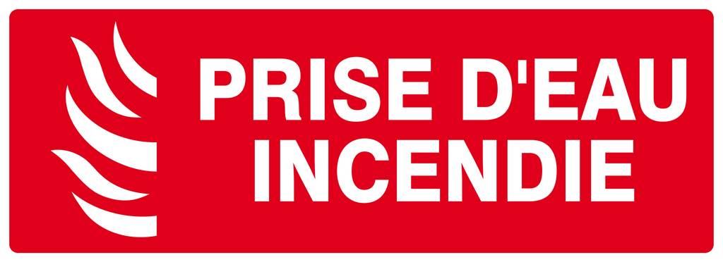 PANNEAU PRISE D'EAU INCENDIE 330X120MM TALIAPLAST - 626113