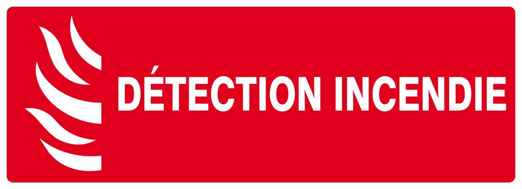 PANNEAU DETECTION INCENDIE 330X120MM TALIAPLAST - 626114