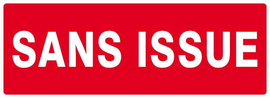 PANNEAU SANS ISSUE (INCENDIE) 330X120MM TALIAPLAST - 626124