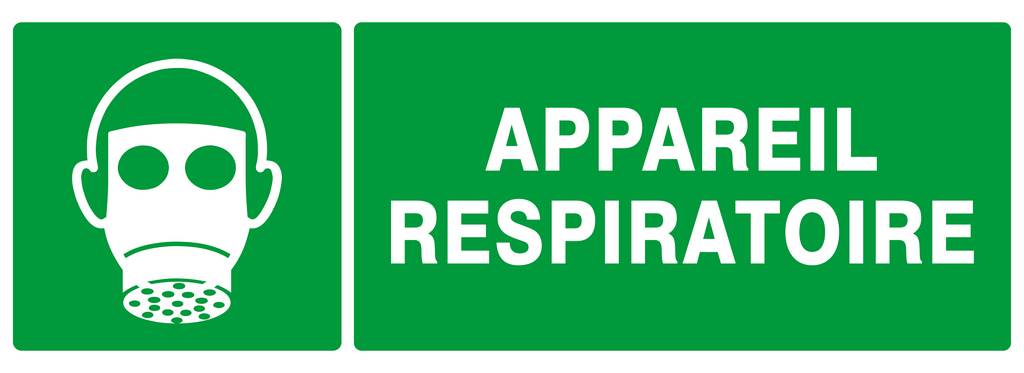 PANNEAU APPAREIL RESPIRATOIRE 330X120MM TALIAPLAST - 626406