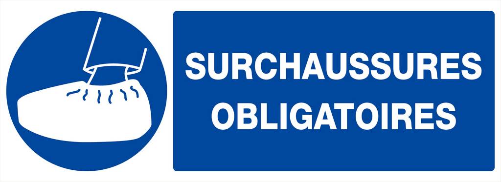 PANNEAU SURCHAUSSURES OBLIGATOIRES 330X120MM TALIAPLAST - 626522