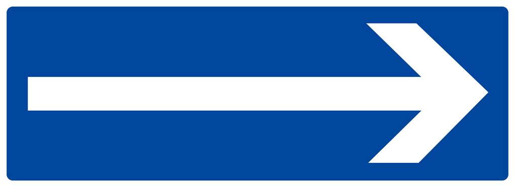 Panneau rigide FLECHE 330X120MM TALIAPLAST - 626620