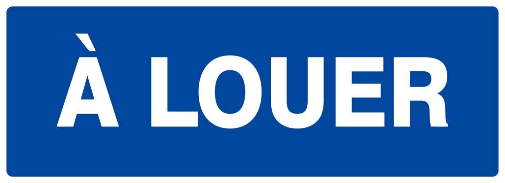 Panneau rigide A LOUER 330X120MM TALIAPLAST - 626634