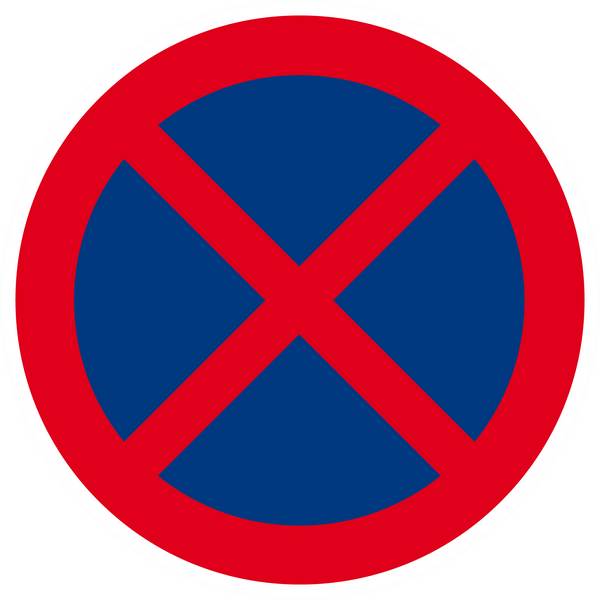 Panneau rigide ARRET INTERDIT Ø180MM TALIAPLAST - 627215