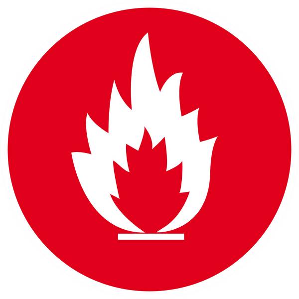 Panneau rigide FLAMME INTERDITE Ø180MM TALIAPLAST - 627304