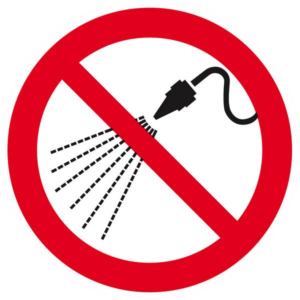 Panneau rigide INTERDIT D'ARROSER Ø180MM TALIAPLAST - 627305