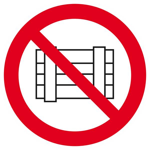 Panneau rigide NE PAS OBSTRUER Ø180MM TALIAPLAST - 627328
