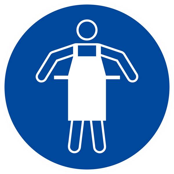 Panneau rigide TABLIER DE PROTECTION OBLIGATOIRE Ø180MM TALIAPLAST - 627517