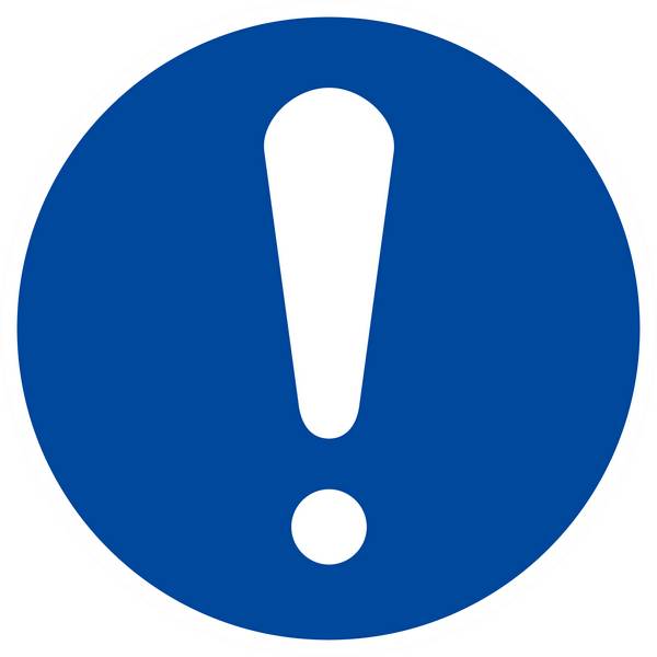 Panneau rigide OBLIGATION, SIGNAL GENERAL Ø180MM TALIAPLAST - 627529