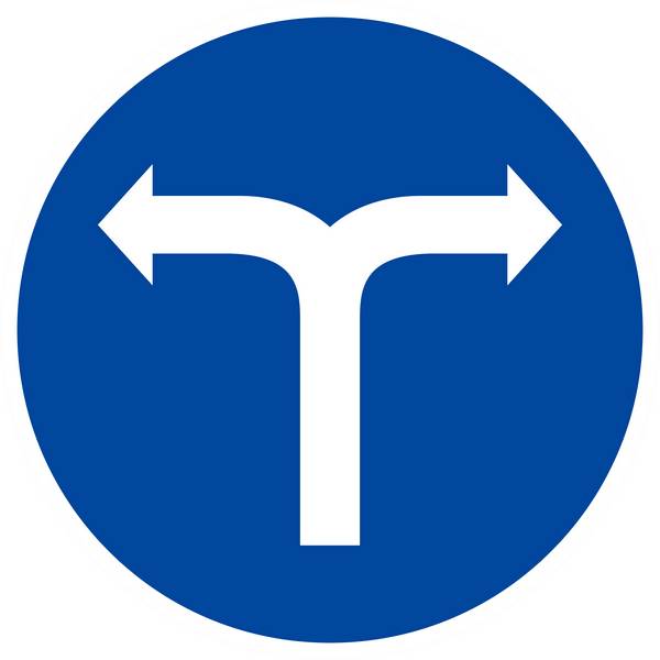 Panneau rigide VIRAGE A DROITE OU A GAUCHE Ø180MM TALIAPLAST - 627581