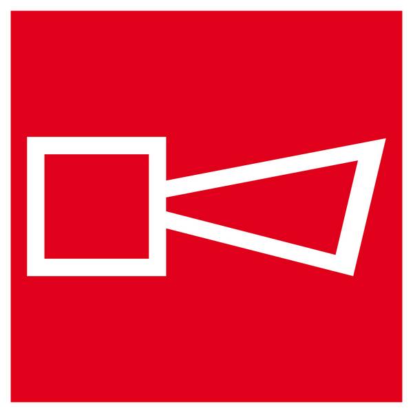 PANNEAU AVERTISSEUR SONORE 200X200MM TALIAPLAST - 628106