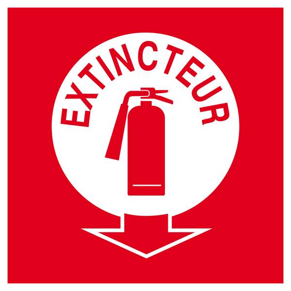 PANNEAU EXTINCTEUR 200X200MM TALIAPLAST - 628113