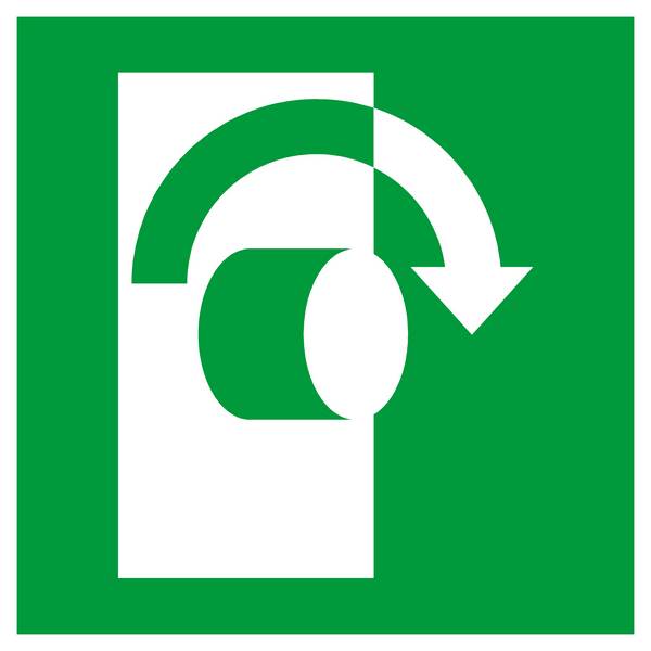 PANNEAU TOURNER DANS LE SENS HORAIRE POUR OUVRIR 200X200MM TALIAPLAST - 628425