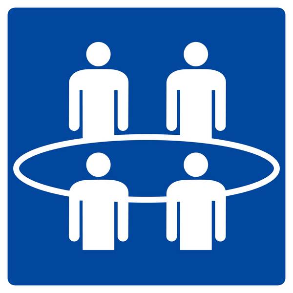 Panneau rigide SALLE DE REUNION 200X200MM TALIAPLAST - 628620