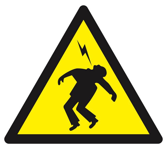 Panneau rigide DANGER HAUTE TENSION 300X300X300MM TALIAPLAST - 629308