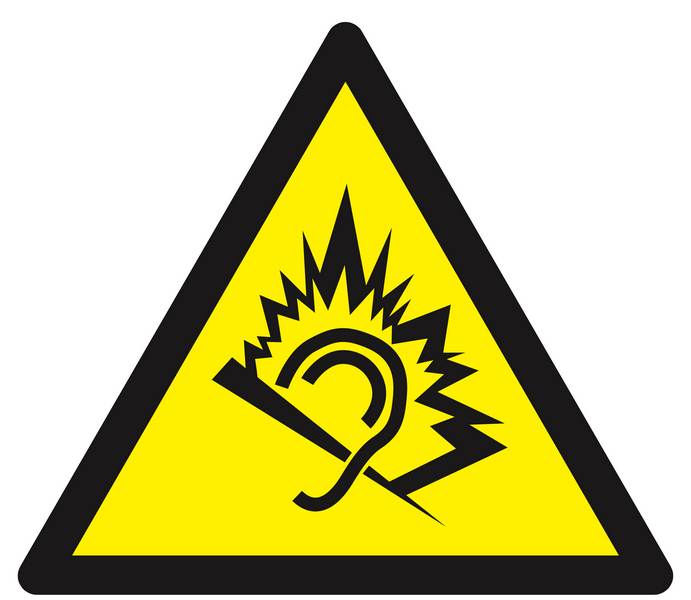 Panneau rigide DANGER DU AU BRUIT 300X300X300MM TALIAPLAST - 629347