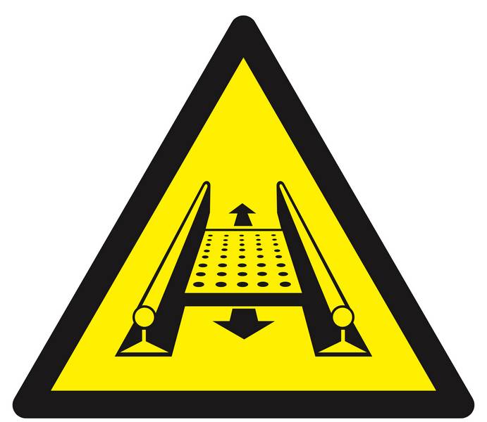 Panneau rigide DANGER INSTALLATION MOBILE 300X300X300MM TALIAPLAST - 629350
